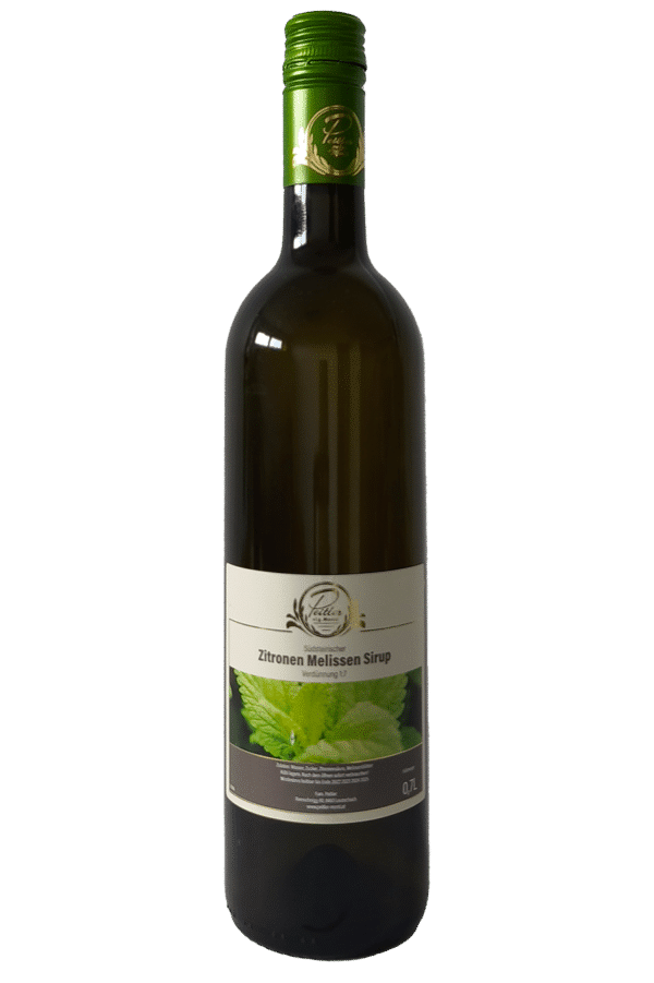 Zitronen Melissen Sirup
