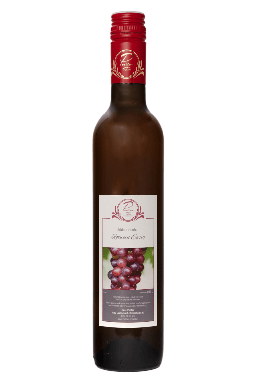 Rotwein Essig - Weingut und Obsthof Peitler Monti aus Leutschach in der Südsteiermark