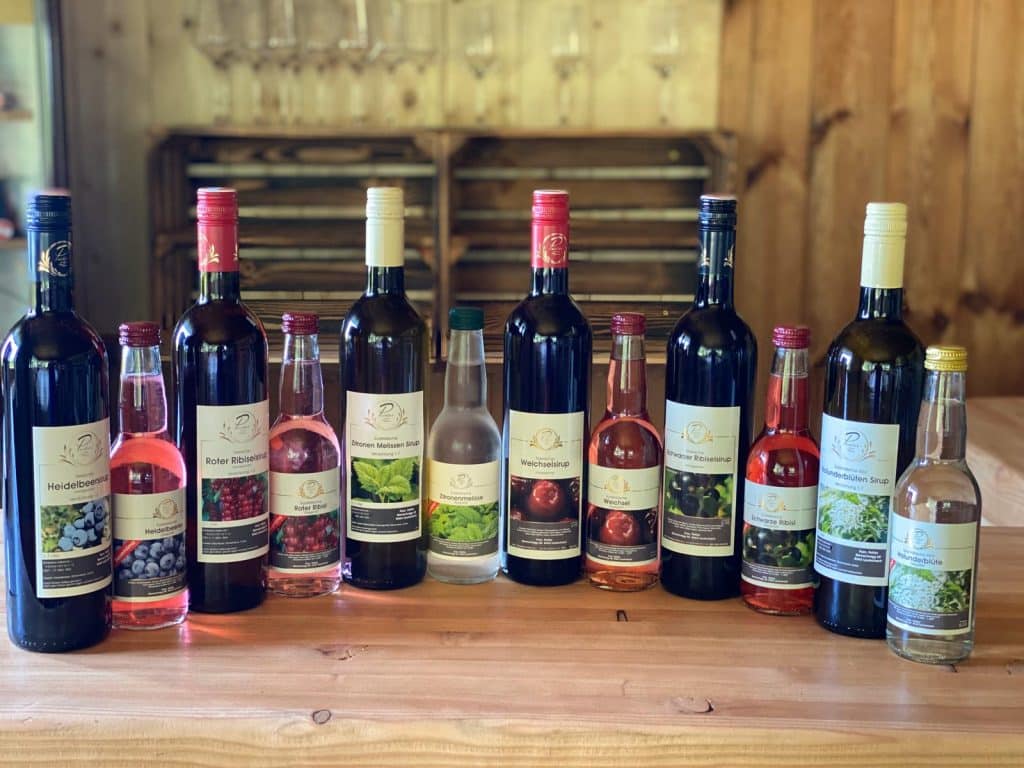 Säfte und Limonaden -Weingut und Obsthof Peitler Monti aus Leutschach in der Südsteiermark