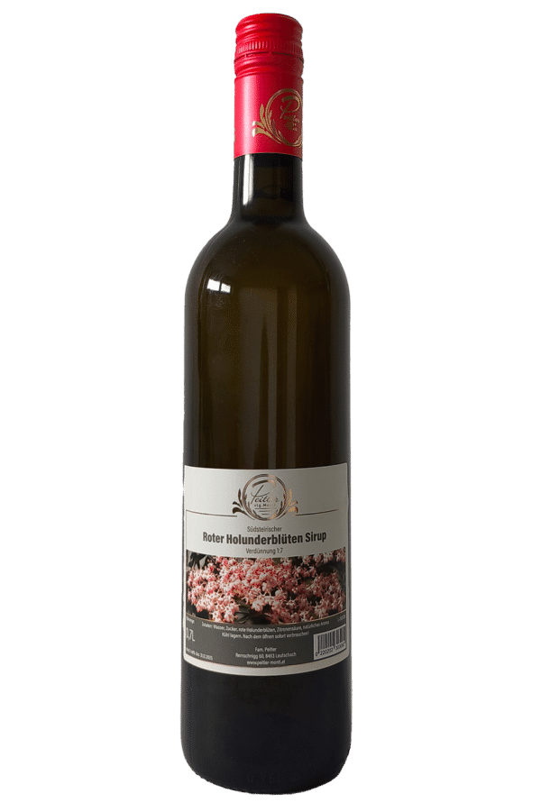 Roter Holunder Sirup